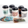 Recyclable Custom Hot Craft Paper Food Grade Single Wall Kpop Coffee Cup Sleeve
