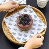 Custom Greaseproof PE Coated Bakery Supplies Pastry Wrapping Paper