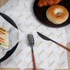 Greaseproof Burger Sandwich Custom Wrapping Paper Food-grade Wrapper Packing