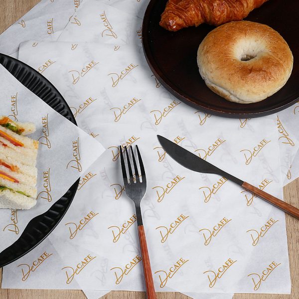 Greaseproof Burger Sandwich Custom Wrapping Paper Food-grade Wrapper Packing