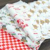 Custom Sandwich Burger Wrapping Paper Greaseproof Fast Food Wrap