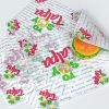 Wholesale Greaseproof Wrapping Paper for Food Burger Sandwich Bread Takeaway