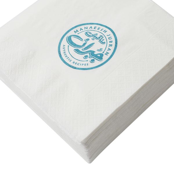 Double-layer Thick Cocktail Paper Towels Natural Wood Pulp Square Napkins