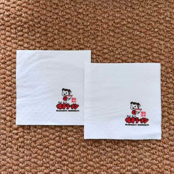 Double-layer Thick Cocktail Paper Towels Natural Wood Pulp Square Napkins