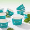Custom Takeaway Disposable Soup Salad Paper Bowl Food Container with Lid