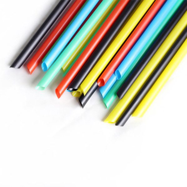 Custom Printed Logo Disposable PP Straws for Beverages Bubble Tea