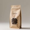 Custom Printed Matte 250g 500g 1kg Kraft Paper Recyclable Coffee Packaging Bag with Window