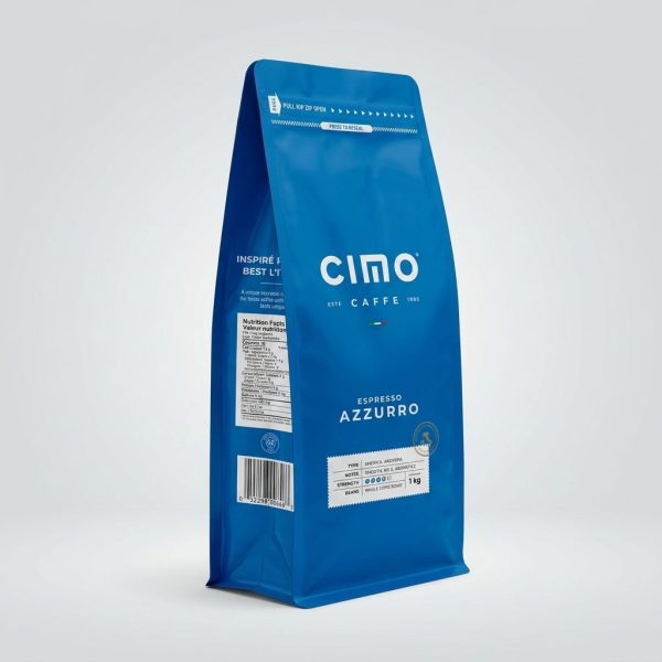 Custom Printed Coffee Beans Packaging Bags Reusable Heat Seal Zipper for Roasted Coffee