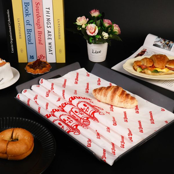 Custom Burger Kraft Paper PE-Coated Sandwich Packaging Wrapping Paper