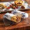 Custom Food Grade Greaseproof Paper Wrappers for Sandwich Burritos Burger