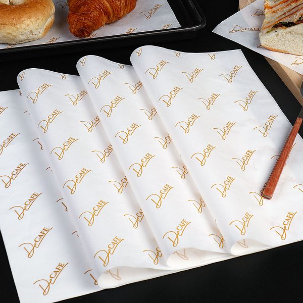 Greaseproof Burger Sandwich Custom Wrapping Paper Food-grade Wrapper Packing