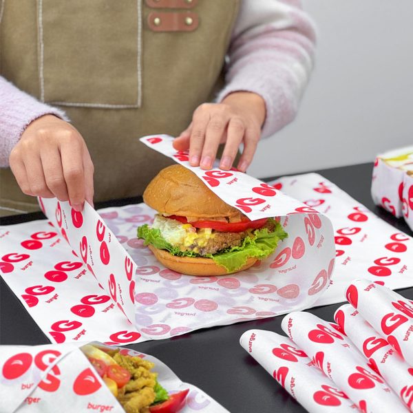 Wholesale Customized PE Coated Greaseproof Wrap Paper Oil Proof Single-Side