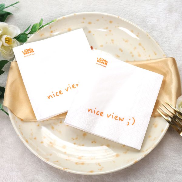 Custom Beverage Napkins Wholesale Dinner Paper Napkins for Restaurant