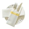 40x40cm 1 Ply Eco-Friendly Airlaid Paper Disposable Dinner Napkins for Hotel Use