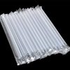 Eco-Friendly Transparent and Black Wide Plastic Beverage Straws for Bubble Tea