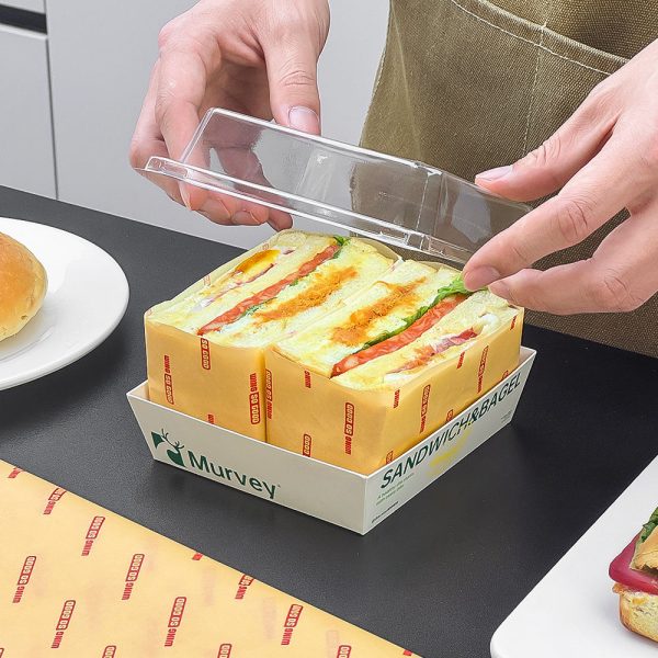 Custom Logo Greaseproof Waterproof Food Grade Sandwich Wrapping Paper