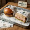 Custom Logo Greaseproof Sandwich Wrapping Paper for Burger Bakery Packaging