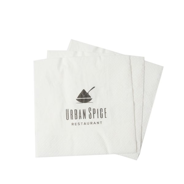 Nain-04 Printed Lunch Napkin 1_4 Fold Hotel Restaurant Paper Napkins With Logo