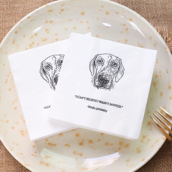 Paper Napkin Custom Printed Paper Napkins for Tea & Coffee Drink