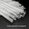 Eco Friendly Disposable Biodegradable clear Straws Plastic Pla Straws for Juice