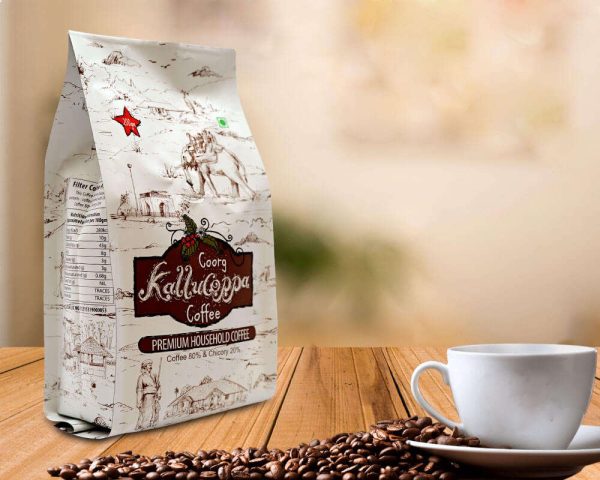 Custom Printed Coffee Bags With Valve Aluminium Foil Side Zipper Flat Bottom Bag