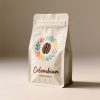 Manufacturer Customized logo Coffee Bag, Flat Bottomed Coffee Bean Bag with Valve