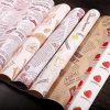 Custom burger wrap paper packaging sandwich greaseproof wrapping paper