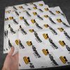 Nain-05 Greaseproof Coated Logo Printed Food Safe Sandwich Wrapping Paper Burger Packaging