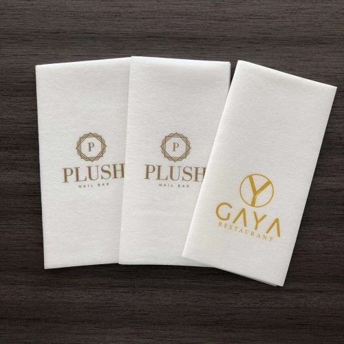 Hot Sale Airlaid Custom Logo Dinner Paper Napkins for Restaurant