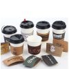 Recyclable Custom Hot Craft Paper Food Grade Single Wall Kpop Coffee Cup Sleeve