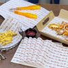 Custom Printed Food Grade Bread Wrapping Paper Fries Potato Chips Burrito Package