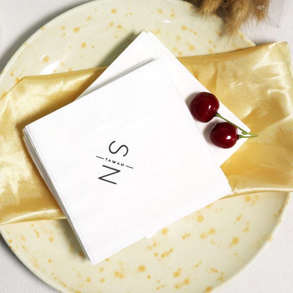 Custom Beverage Napkins Wholesale Dinner Paper Napkins for Restaurant