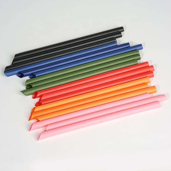 Individually Packaging PLA PP Plastic Juice Cold Drinks/Coffee Straws