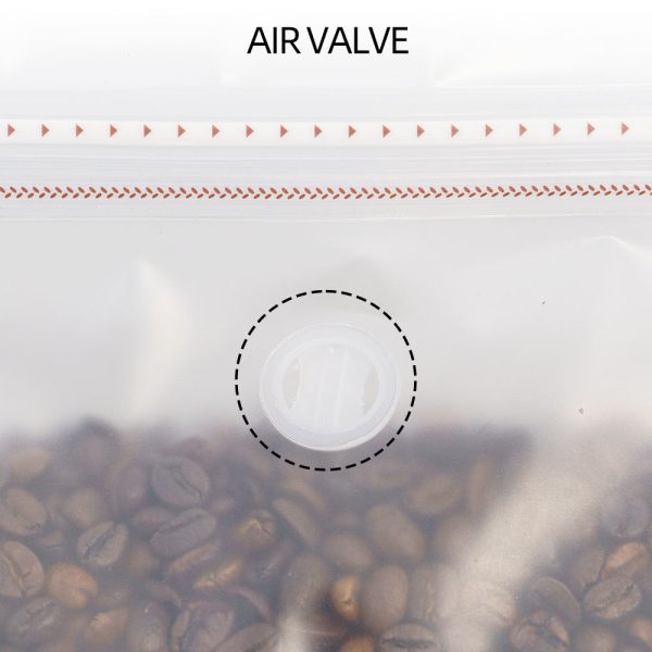 Custom Printed 250g 500g 1kg Hot Stamping Wide Flat Bottom Coffee Bags with Valve