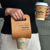 Custom Logo Takeaway Beverage Tea Coffee Milk Drink Holder Cup Carrier