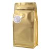 Manufacturer Customized logo Coffee Bag, Flat Bottomed Coffee Bean Bag with Valve